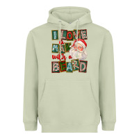 Matcha I Love A Man With A Beard Heavyweight Hoodie - FaDigitalArtStudio