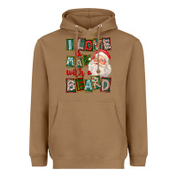 Toasted Coconut I Love A Man With A Beard Heavyweight Hoodie - FaDigitalArtStudio