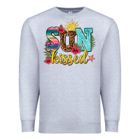 Heather Grey sun kissed Premium Sweatshirt - AdoDesignShop