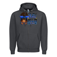 Smoke in my cheer mom era afro messy bun Zipper Hoodie - texasbilliewilder