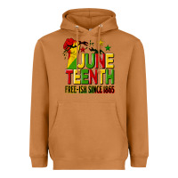 Meerkat juneteenth fist free ish since 1865 Heavyweight Hoodie - HRA Design Shop