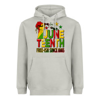 Moon Dust juneteenth fist free ish since 1865 Heavyweight Hoodie - HRA Design Shop