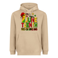 Mushroom juneteenth fist free ish since 1865 Heavyweight Hoodie - HRA Design Shop