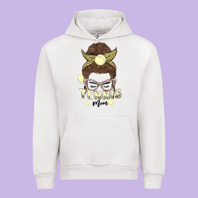 Tennis Mom Urban Hoodie Designed By Maliassmallbusiness