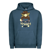 Pigment Midnight Navy tennis mom Urban Hoodie - MaliasSmallBusiness