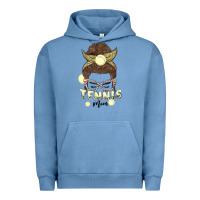 Pigment Pebble Blue tennis mom Urban Hoodie - MaliasSmallBusiness
