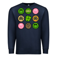 Navy st patrick s day Premium Sweatshirt - Artiststas