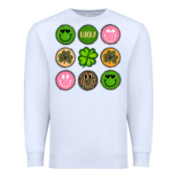 White st patrick s day Premium Sweatshirt - Artiststas