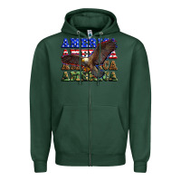 Sports Green america america america america Zipper Hoodie - Zillion Design Studio