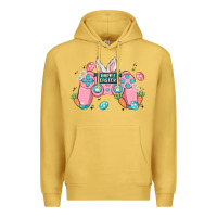 Antique Gold happy easter Premium Hoodie - MaliasSmallBusiness