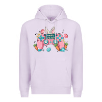 Lilac happy easter Premium Hoodie - MaliasSmallBusiness