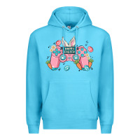 Ocean Blue happy easter Premium Hoodie - MaliasSmallBusiness