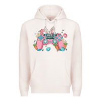 Pale Pink happy easter Premium Hoodie - MaliasSmallBusiness