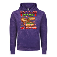 Cloud Purple hot dogs are my valentine Vintage Hoodie - AdoDesignShop