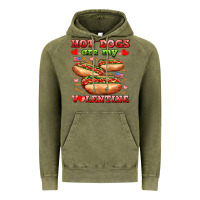 Vintage Olive hot dogs are my valentine Vintage Hoodie - AdoDesignShop