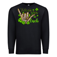 Black i don t give a luck Premium Sweatshirt - Artiststas