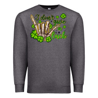 Charcoal Heather i don t give a luck Premium Sweatshirt - Artiststas