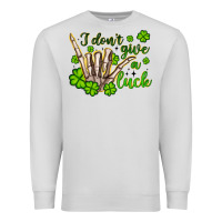 Dove Grey i don t give a luck Premium Sweatshirt - Artiststas