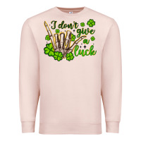 Pale Pink i don t give a luck Premium Sweatshirt - Artiststas
