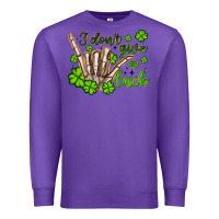 Purple i don t give a luck Premium Sweatshirt - Artiststas