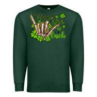 Sports Green i don t give a luck Premium Sweatshirt - Artiststas