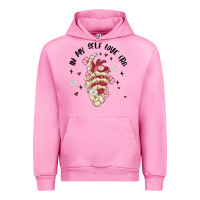 Fuchsia Pink in my self love era Urban Hoodie - MaliasSmallBusiness