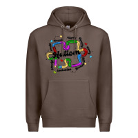 Coffee autism teacher pencil Premium Hoodie - MaliasSmallBusiness