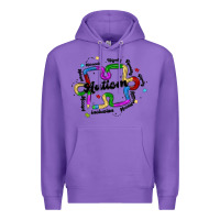 Purple autism teacher pencil Premium Hoodie - MaliasSmallBusiness