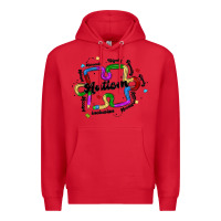 Red autism teacher pencil Premium Hoodie - MaliasSmallBusiness