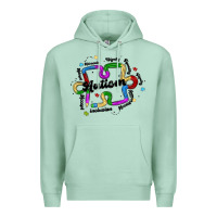Seafoam autism teacher pencil Premium Hoodie - MaliasSmallBusiness