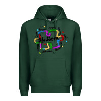 Sports Green autism teacher pencil Premium Hoodie - MaliasSmallBusiness