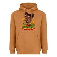 Meerkat juneteenth 1865 afro girl Heavyweight Hoodie - HRA Design Shop