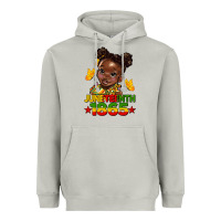 Moon Dust juneteenth 1865 afro girl Heavyweight Hoodie - HRA Design Shop