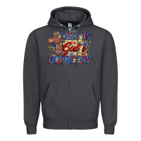 Smoke this is god's country Zipper Hoodie - Zillion Design Studio