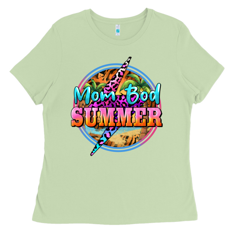 Mom Bod Summer Ladies Tee by BarkalooDesign | Teevron