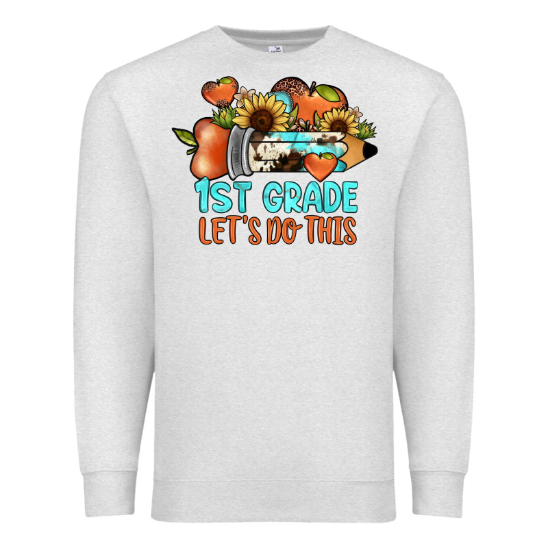 1 St Grade Let's Do This Premium Sweatshirt by JahusDesignShop | Teevron