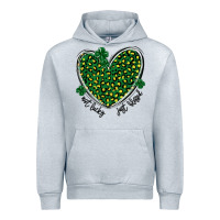 Heather Grey not lucky just blessed Urban Hoodie - MaliasSmallBusiness