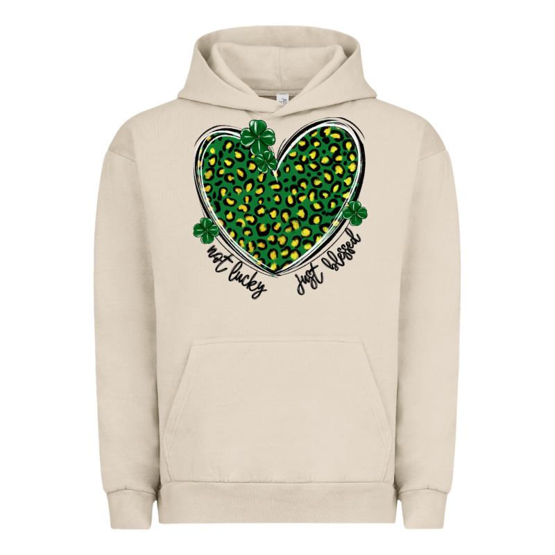 Not Lucky Just Blessed Urban Hoodie by MaliasSmallBusiness | Teevron