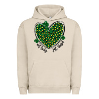 Pigment French Oak not lucky just blessed Urban Hoodie - MaliasSmallBusiness