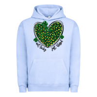 Pigment Grape Ice not lucky just blessed Urban Hoodie - MaliasSmallBusiness