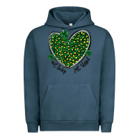 Pigment Midnight Navy not lucky just blessed Urban Hoodie - MaliasSmallBusiness