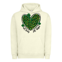 Pigment Pistachio not lucky just blessed Urban Hoodie - MaliasSmallBusiness