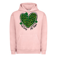 Pigment Salmon not lucky just blessed Urban Hoodie - MaliasSmallBusiness