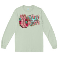 Matcha life is better in the boots Long Sleeve Tee - texasbilliewilder