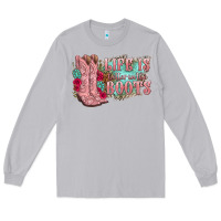 Moon Dust life is better in the boots Long Sleeve Tee - texasbilliewilder