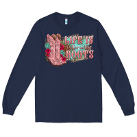 Navy life is better in the boots Long Sleeve Tee - texasbilliewilder
