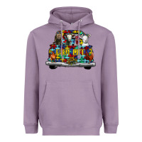 Lavender farm life truck autism Heavyweight Hoodie - CowhideDigitalArt