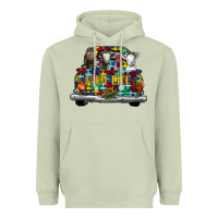 Matcha farm life truck autism Heavyweight Hoodie - CowhideDigitalArt
