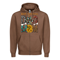 Chestnut kinda busy being a dog mom Zipper Hoodie - texasbilliewilder