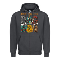 Smoke kinda busy being a dog mom Zipper Hoodie - texasbilliewilder